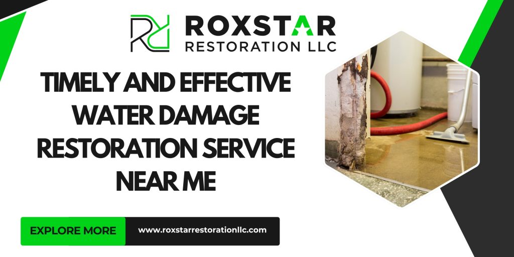 timely and effective water damage restoration service near me