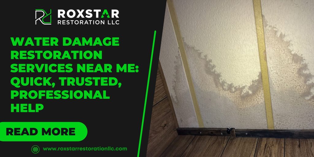 water damage restoration services near me